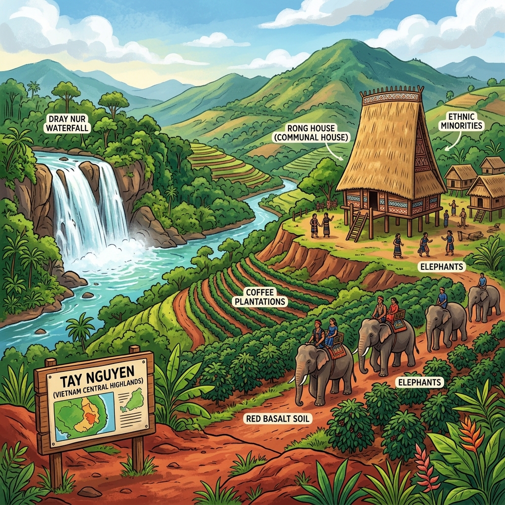 Thiên nhiên và con người vùng Tây Nguyên